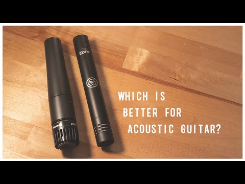 AKG P170 vs. Shure SM57: Acoustic Guitar Microphone Comparison | Mono and Stereo XY (No talking)