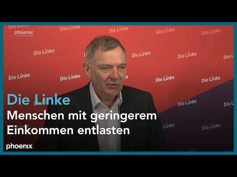 Parteipressekonferenz der Linken mit Jan van Aken | 20.01.2025