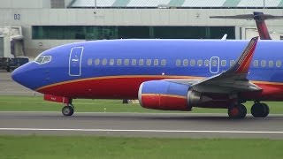 Southwest Airlines N642WN 737-300 Takeoff Portland Airport (PDX)