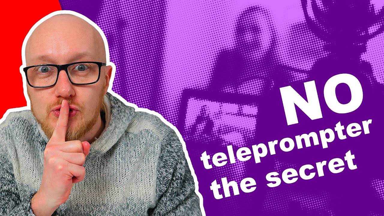 How to read a script on camera (NO teleprompter)