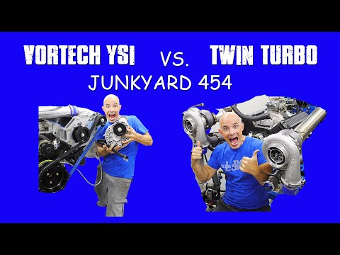 CHEAP, JUNKYARD GEN 6 454-VORTECH VS TWIN TURBOS