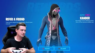 How To Unlock A FREE Fortnite Skin XANDER And ALL The FREE Fortnite NEW Rewards Unlocking FREE Skin