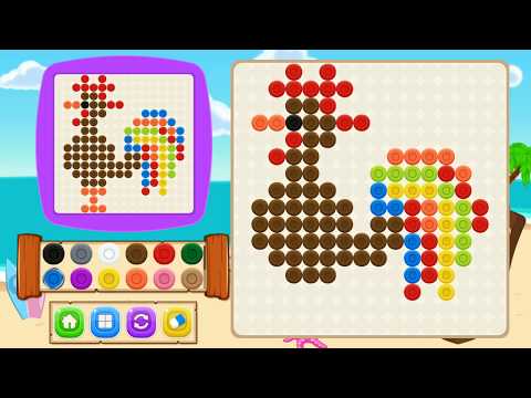 Mosaic Beads Puzzle: Hama Art video