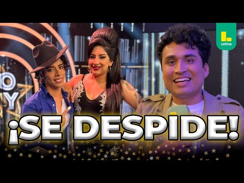 Jorge González speaks after being the second contestant eliminated in the final week of Yo Soy 20...