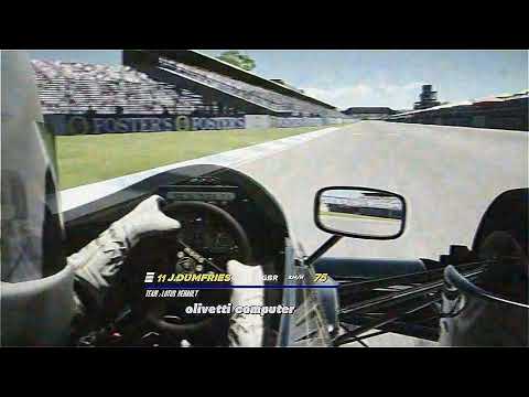 Simhub TV Style v1.3 Test - F1 1986 Australian Grand Prix Realism Onboard (Assetto Corsa)