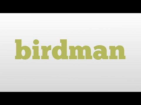 birdman meaning and pronunciation