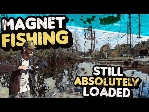 Insane This Place Is Still Loaded Magnet Fishing Filthy Canal