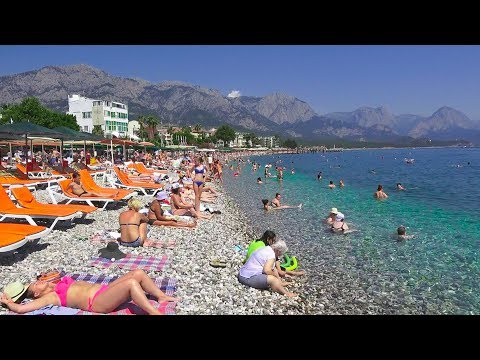 Beach of Kemer in Antalya Türkiye