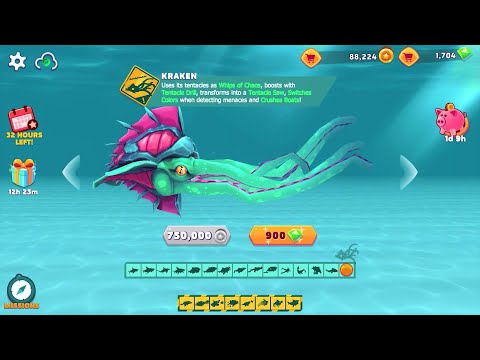 Hungry Shark Evolution  Kraken Android Gameplay