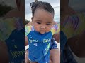 Kelsey Eating Sand