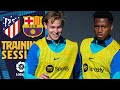 ✨ TRAINING VIBES AHEAD OF ATLÉTICO MADRID - BARÇA