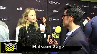 Halston Sage talks about her role on \