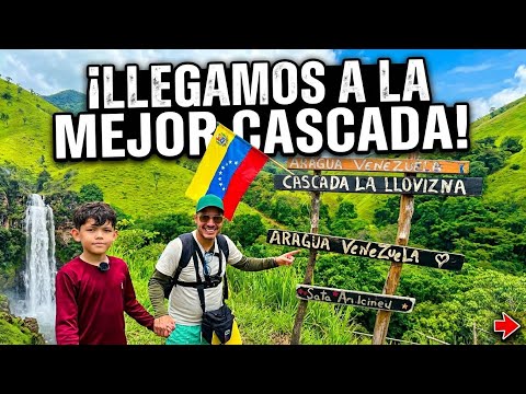 Así es llegar a la CASCADA LA LLOVIZNA en Aragua 🇻🇪 | Guía y aventura con mi hijo Zahir Gabriel