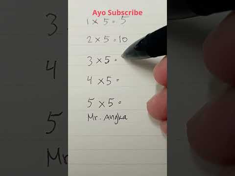 Perkalian 1x5 #education