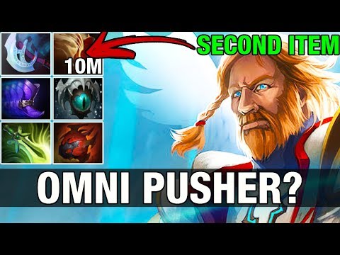 WTF OMNI PUSHER - Omniknight With 2 Boots, Butterfly, Manta, Skadi And Tarrasque