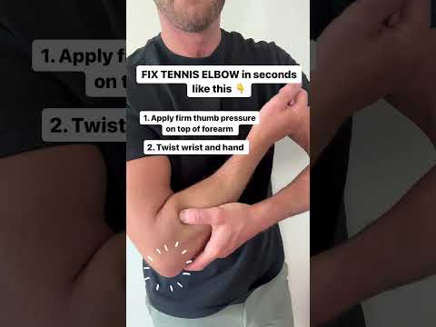 FIX TENNIS ELBOW In SECONDS