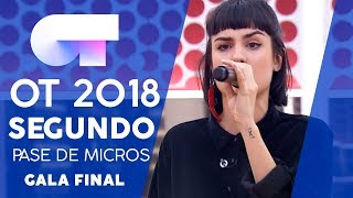 "CRAZY" - NATALIA | SEGUNDO PASE DE MICROS GALA FINAL | OT 2018