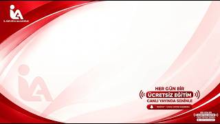 Her Gün 1 Ücretsiz Eğitim, Canlı Yayında Seninle