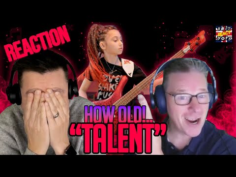 11yo Ellen Alaverdyan - Muse Bass Cover (BRITS REACTION)