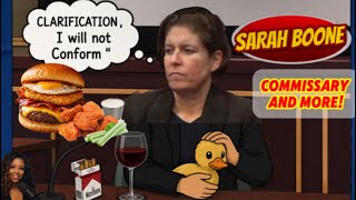 ❌ SARAH BOONE 🍕COMMISSARY • iCare Prison Dating & Other Surprises!⏪