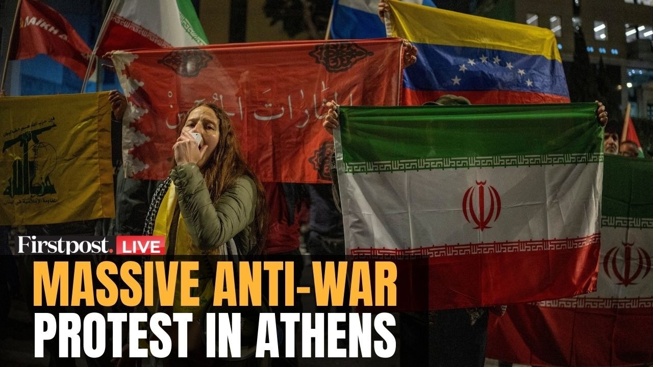 Athens Protest LIVE: Thousands March to U.S. Embassy to Protest Against Iran War | N18G