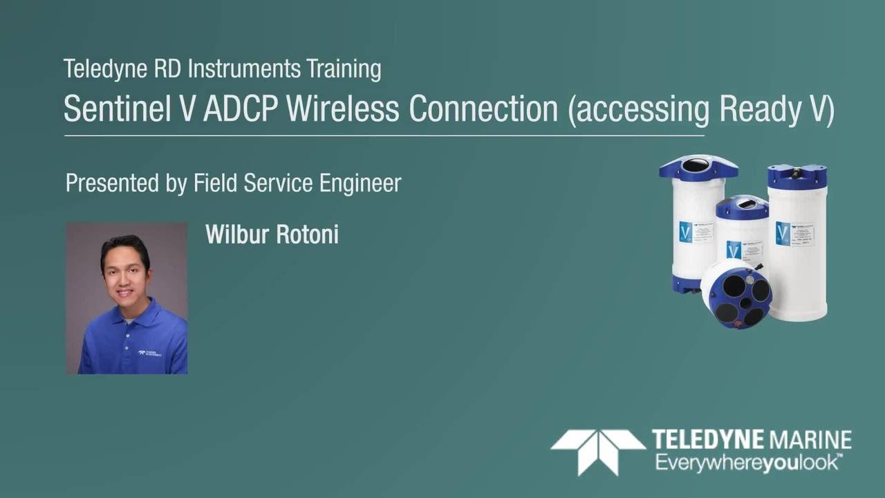 Sentinel V ADCP Wireless Connection (accessing Ready V)