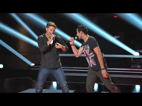 The Voice of Poland - Rafał Brozowski i Bartek Grzanek - "Let Me Entertain You" - Bitwa