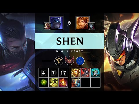Shen Support vs Leona - EUW Grandmaster Patch 25.21