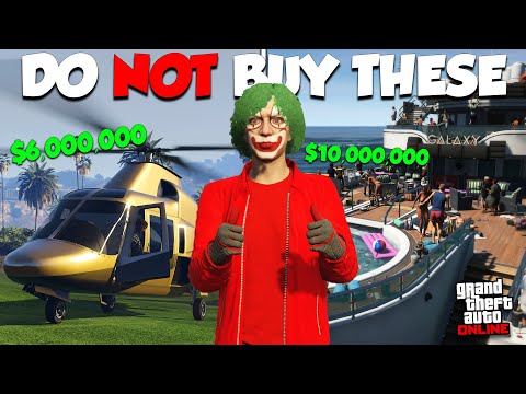 TOP 10 WORST THINGS YOU CAN BUY IN GTA ONLINE! (2024)