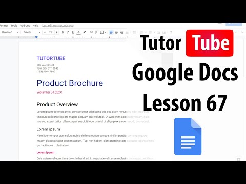 Google Docs Tutorial Lesson 1 Accessing Google Docs with your Google Account