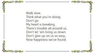 Chris Isaak - Walk Slow Lyrics