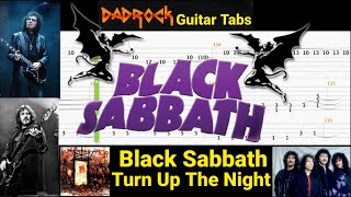 Turn Up The Night - Black Sabbath - Guitar + Bass TABS Lesson