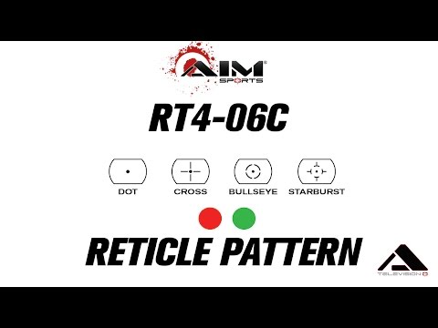 AIM Sports Inc. - RT4-06C Reflex Sight Reticle Display