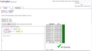 Download the video "Codingbat - has23 (Java)"