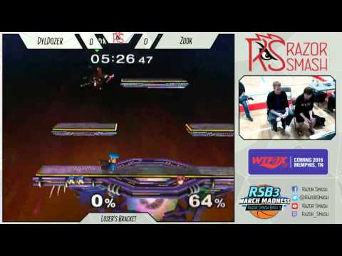 RSB3 Melee Loser's Quarters - DylDozer (Luigi) vs. Zook (Marth)