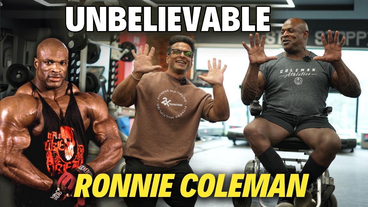 Training with Ronnie Coleman Legend of Bodybuilding | Unbelievable | Yatinder Singh