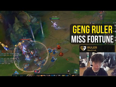 GENG Ruler Stream Miss Fortune vs KR Challenger Yunara