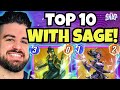 I HIT TOP 10 In The WORLD With SAGE!? She POWERS UP This Deck | A High Infinite Guide To Sage Bounce