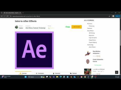 Intro to After Effects - Welcome to the Course Video