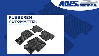 Rubberen automatten - Uitstekende pasvorm | Alleskanmee.nl