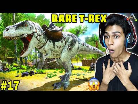 Taming a High Level Rare Rex 😱 - Ark Mobile Gameplay - Part 17 (HINDI)