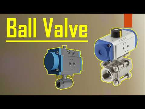 2 Way Ball Valve with Pneumatic Actuator