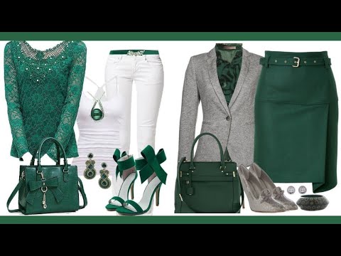 COMBINACIONES DE ROPA DE MODA MUJER OTOÑO INVIERNO 2021 2022 CON UNO DE LOS COLORES QUE SE LLEVARAN