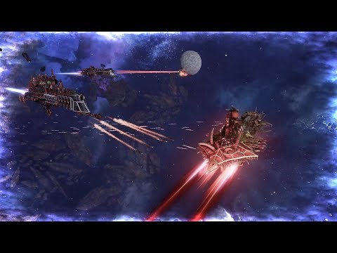 Imperial Navy (Adeptus Mechanicus) vs Chaos! Rank 89 - Battlefleet Gothic Armada