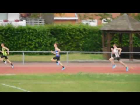 300m first belgian u16 in 37,84 2018 Roeselare leon denys