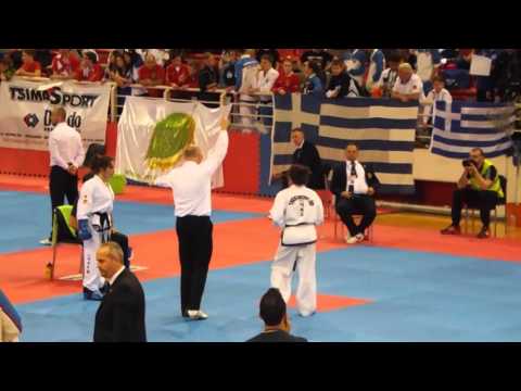 Iria Vilas Martinez (ESP) v Charlotte Nickson (WAL) - Female -64kg Sparring Semi-Final