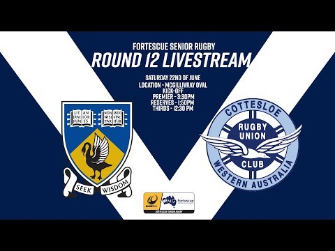 RWA Reserve Grade 2019 Round 12 - UWA v Cottesloe