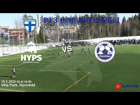 Harjoituspeli P13 HyPS - HooGee Sininen 19.3.2022