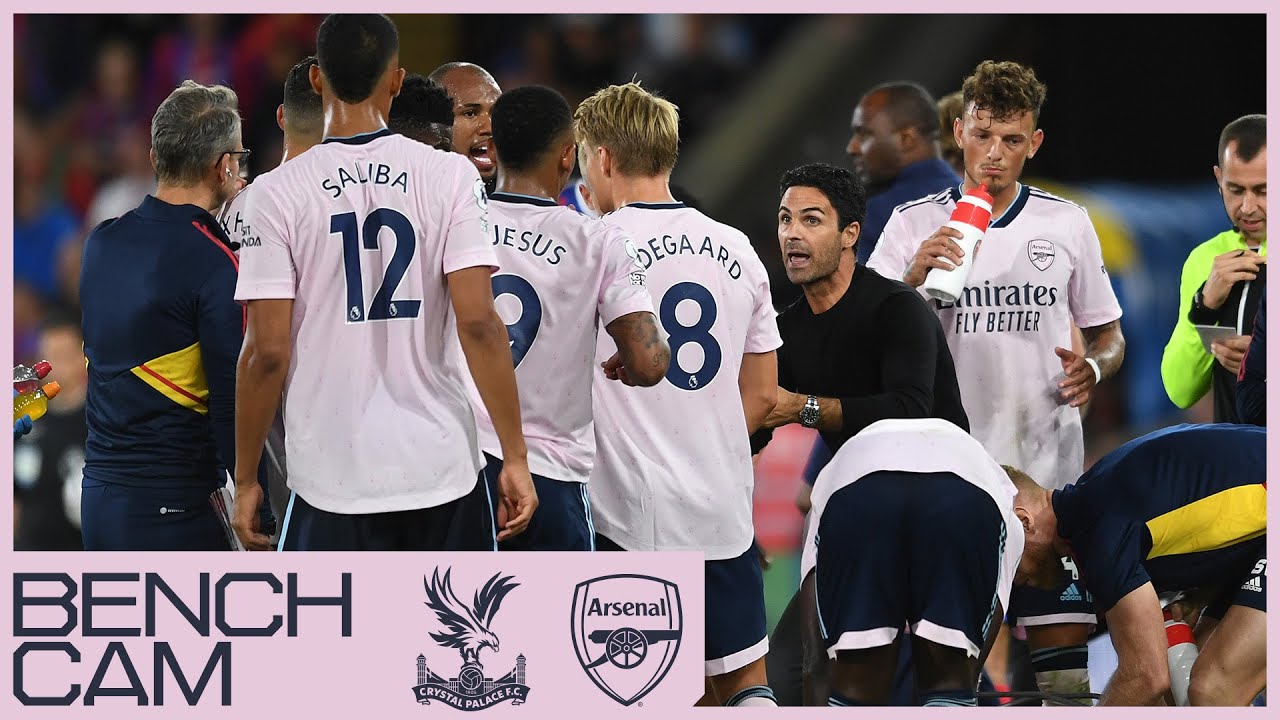 BENCH CAM | Crystal Palace 0-2 Arsenal | The best of the action and reactions!