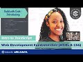 Intro to JavaScript Web Development Fundamentals HTML & CSS